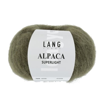 Alpaca Superlight 749-0098 oliven mørk (1 ngl)