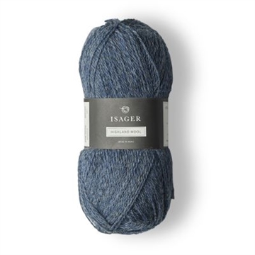 Isager Highland-Denim Blue
